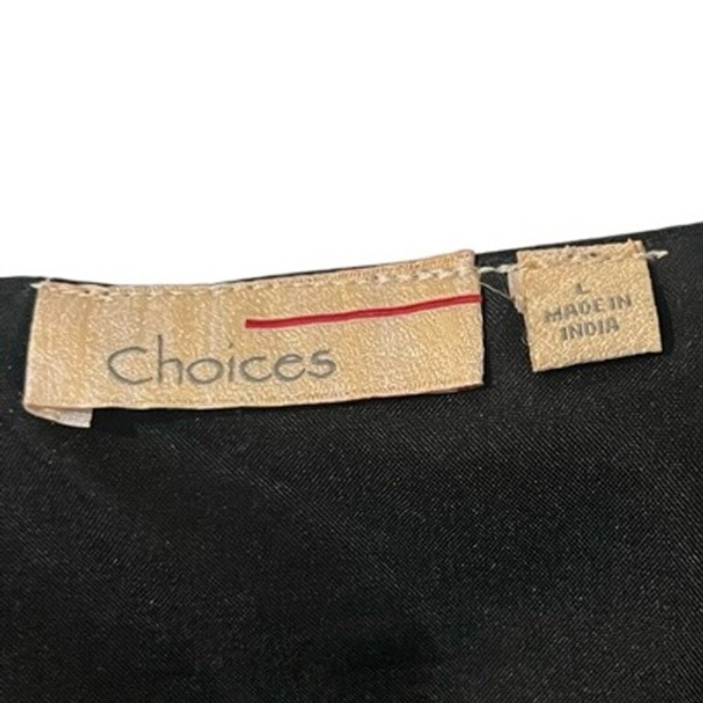 Choices Colorful Long Sleeve Cotton Jacket Embroidered Psychedelic Funky Vintage - Picture 3 of 8